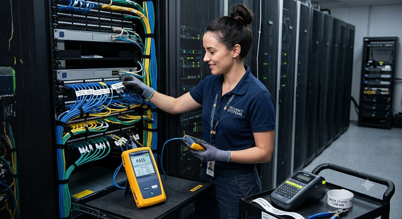 Cable Testing and Labeling