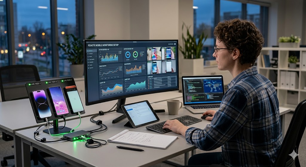 Remote Mobile Monitoring Setup